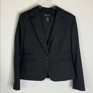 Etcetera Black Button Up Blazer Size L